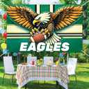 Football Banner Game Day Party Decor Large Sport Themed Background Super Bowl Banner Backdrop for Football Party, Tailgate and Fan Celebration, 71 x 43 Inches