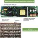 LED Driver 200 Watts 24V DC Low Voltage Transformer， Waterproof IP67 LED Power Supply, Adapter with 3-Prong Plug 3.3 Feet Cable for Any 24V DC led Lights, Computer Project, Outdoor Light