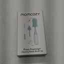Momcozy Bottle Brush Kit, Innovative Push-Press Design for Better Cleaning - Baby Bottle Cleaner Brush for Baby Bottle, Breast Pumps, Nipples, and More - Can Generate Foam for Better Cleaning, Green (Press Bubble Style)