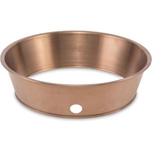 TIKI Patio & Celebration Fire Pit Heat Deflector Insert  Durable Metal Heat Reflector for Enhanced Warmth, Gold Finish, 13.78 Inch