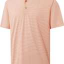 M MAELREG Golf Shirts for Men Dry fit Sports Jacquard Lightweight Performance Texture Short Sleeve Collared Polo Shirts (M)