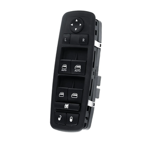 ZAPOSTS 3+0 Metal Pins.Power Window Switch.Fits for 2008 2009 Chrysler Town & Country, Dodge Grand Caravan.No Auto.Driver Side Control Door vidro Master Switch.4602535AD 4602535AC(Green Light)