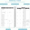 2 x 2026 Planner, Weekly and Monthly Calendar Planner Book, Jan 2026 - Dec 2026, Planning Agenda for Desk Accessories and School Supplies - A5 (6.3'' x 8.5'') (Whale)