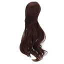 Changor BJD Doll Wig, Doll Hair Wig 8 to 9 Inches of DIY Curly Style Mesh Color (Dark Brown)
