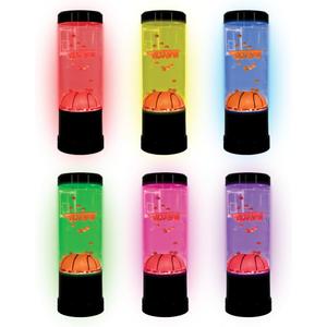 Basketball Motion Lamp with Color-Changing Light, LED Water Mood Lamp for Kids, Floating Basketball Decor, Night Light, Sports Room Decoration