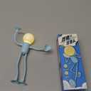 Changeable Shape Funny Sportsman Night Light, 2025 New Little Man Lights with Suction Cups, Mini Funny Sportsman Night Light for Bedroom, Bathroom, Corridor, Kitchen (Blue)