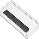 Cable Outlet, Aluminium, M Model, Computer Desk Wire Management Insert Hole Cover
