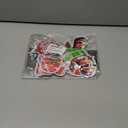 Whaline 30Pcs Christmas Reflective Car Magnets Set Colorful Bulb Light with Lines 8 Design Cartoon Santa Reindeer Gingerbread Refrigerator Garage Magnet Decal Decoration, 1.9x3.94 inches, 7.87 inches