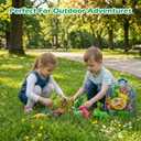 Dinosaur Toys for Toddlers 1-3: 9pcs Soft Rubber Dinosaur Toys for Kids 2-4 with Carrying Backpack - Educational Colorful Dinosaurs for Kids' Imaginative Play