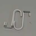 FYY Over The Door Hooks, 4 Pack Hangers Hooks with Rubber Prevent Scratches Heavy Duty Organizer for Living Room, Bathroom, Bedroom, Kitchen Hanging Clothes, Towels, Hats, Coats, Bags White (Short)