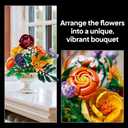 LEGO Botanicals Flower Arrangement Artificial Flowers Building Set - Decor for Table Display - Gift for Birthdays - Unique Bouquet for Adults, Ages 18+ - 10345