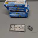 16 Pack 4 x 3 Inch Heavy Duty Non Mortise Door Hinges with 96 PCS Screws, Stainless Steel Mobile Home Door Hinges, No Noise Ball Bearing Door Hinge, Brushed Nickel Hinges for Doors Butt Hinges