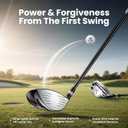 7-Piece Complete Golf Club Set for Men Adult Golf Clubs with Stand Bag, Right Handed, 3.5 degrees