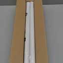 ALLZONE Shower Curtain Rod No Drill, 42-83 Inches, Heavy Duty Tension Curtain Rod, Rustproof Shower Rods for Bathroom, Adjustable Spring Tension Rods for Windows, White