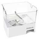 WPW10347093 Refrigerator Ice Bin Assembly Compatible with Whirlpool Maytag Kenmore KitchenAid - Replaces W10347093, PS11753174, AP6020053 - Durable Removable Ice Maker Bucket Storage Case