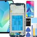 for Samsung Galaxy A16 5G Screen Replacement for Samsung A16 Screen Replacement with Frame kit A166e A166u A166p s166v A166w S166dl LCD Touch Display digitizer Assembly (Not for 4G)