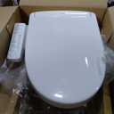 TOTO WASHLET S2 Electronic Bidet Toilet Seat with Instantaneous Water Heating, PREMIST and EWATER+ Wand Cleaning, Elongated, Cotton White - SW3346#01