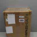 Carex 3.5 Inch Raised Toilet Seat with Arms, Elongated Toilet Seat Riser, Up to 250 lbs Capacity, Elevating & Raising Seat for Elderly & Handicap, Universal, Slip-Resistant with Padded Handles, White