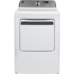 Kenmore 7.0 cu. ft. Front Load Gas Dryer-with Guard to Reduce Wrinkles & Static-Smart Sensor Drying-LED, White