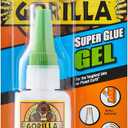 Gorilla Super Glue Gel, 15 Gram, Clear, (Pack of 1)
