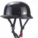 Half Bikes Motorcycle Helmet Halfs Shell Helmet German Style Motorcycles Helmets for Chopper Cruiser Bike (XX-Large)