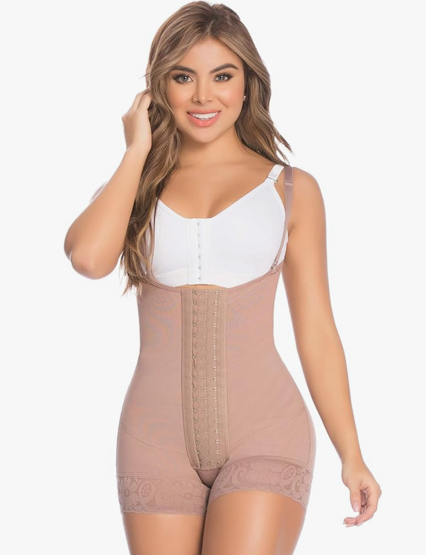 Colombian Tummy Control Shapewear Post Surgery Compression Garment Short Shapewear, Small