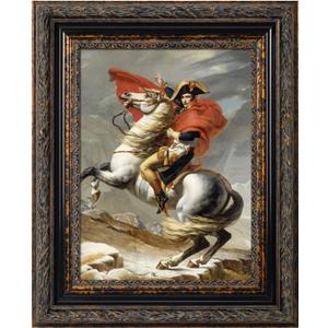 Classical DIY Wood Plein Air Frame for 18x24 Handmade Paintings, 3.2 Wide Antique Black Gold Embossed Art Frame for Artists Exhibition Gallery Show Memorial Portrait, No Glass Cover & Back