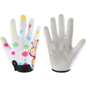 Kids Half Long Finger Climbing Gloves for Age 1-10 Boys Girls Gymnastics Monkey Bars, Good Grip Control Gloves for Scooter Balance Boards Biking Fishing Outdoor Sports