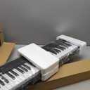 88 Key Digital Piano Electric Keyboard, 88 Key Keyboard Piano for for Beginner, with Power Adapter, Sustain Pedal, Stand, Bluetooth, Carrying Case, Headphones, USB-MIDI, for at Home/Stage (black)