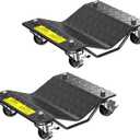 Car Wheel Dolly 3000LBS Heavy Duty Car Moving Dolly with Brakes 2 Piece