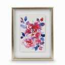 PINK/PURPLE FLORAL WALL ART 12 x 15