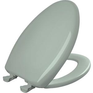 Bemis Classic Colors Slow Close Toilet Seat, Easy Clean Hinges and Durable Plastic Seat, Made in USA, Round