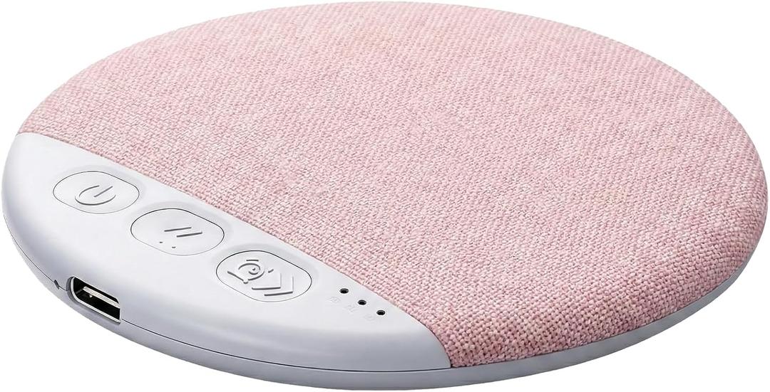 2026 New Sleep Pillow Speaker, Bluetooth Pillow Speaker, Ultra-Thin Stereo Bass with Timer and White Noise Sleep Aid Function, Sleep Headphones for Adult (Pink)