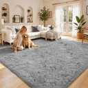 8x10 Area Rugs for Living Room,Light Grey Large Shaggy Soft Plush Furry Rug
Non-Slip Washable Indoor Floor Rugs, Fuzzy Plush Carpet for Bedroom Dorm Playroom Home Decor