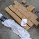 RailinGo 36" Complete Set Cable Railing Post Kits, Swageless Cable Rail System Includes 4Pack 35" Level Drilled Posts, 3Pack 4.5FT Cable Handrail w/ Connectors, 1/ 8" 150FT Wire Rope, Black Wire Railing