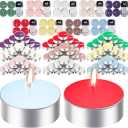Huquary 108 Pcs Scented Tea Lights Candles Mini Scented Tealight Candles Bulk for Burning Approximately 4 Hours Time(Mix)