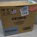 Keurig K-Express Single Serve K-Cup Pod Coffee Maker, 3 Brew Sizes, Strong Button Feature, 42oz Removable Reservoir, Warm Stone