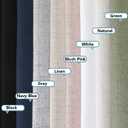 Lecloud Valance for Window 12 Inch Length, Light Filtering Faux Linen Textured Kitchen Curtains, Airy Short Drapes with Rod Pockets for Bathroom Basement Farmhouse, 60" W x 12" L 1 Panel, Linen Color
