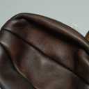 Geoffrey Basket Ball Vintage 100% Cow Leather with Wooden Base | Size 5 | Retro (Antique Brown)