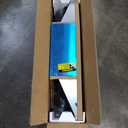 FIREGAS Range Hood 36 inch with Ducted/Ductless Convertible, 450 CFM Stainless Steel Wall Mount Chimney-Style Kitchen Hood, Over Stove Vent Hood with 3 Speed Fan, Charcoal Filters