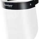 Dynatomy Face Shields, 10-Pack, Made in USA, Full Coverage PPE by D'Addario (DFSM-1-10)