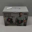 Neck Massager Pillow, Neck and Shoulder Relaxer with Heat, 3 Modes and Strengths, Neck Massager for Pain Relief Deep Tissue, Remote Control, Gift for Women Men Parents Christmas,Black