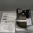 Hamilton Beach Classic Stand and Hand Mixer, 4 Quarts, 6 Speeds with QuickBurst, Bowl Rest, 290 Watts Peak Power, Black and Stainless