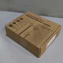 Shower Head,10 Inch High Pressure Rain Shower Head with Handheld Spray Combo, Adjustable Dual Rainfall Shower Head - Showerhead Comb Set with Extension Arm - 60 Inch Long Shower HoseBlack