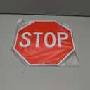 2 x ANLEY Stop Sign 12 X 12 In - Diamond Grade Reflective at Nights - 40 Mil Thick Rust-Free Aluminum - Easy Mounting - Street Road Slow Warning Metal Warning Signs Octagon Outdoor Use