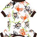 XPUDAC Dog Pajamas Soft Strechy Puppy Pjs Pet Clothes for Small Medium Dogs Boy Girl Cat Pet Outfit, L (Large(Chest-18"))