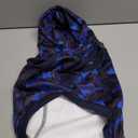 IECOii Camo Dog Hoodie Fleece Lined Dog Sweatshirt Pullover with Leash Hole and Reflective Stripes, Windproof Warm Hoodie for Medium Dogs Girl Boy, Fall Winter Outdoor Pet Hoodies, Blue Camo, XL