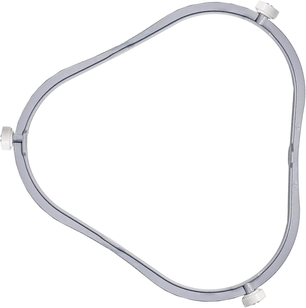 7.48 in W11252182 Microwave Turntable Ring Replacement for Whirlpool with Rollers 8206227 Microwave Glass Tray Support Holder for Whirlpool Microwave Inner Ring Accessories Parts