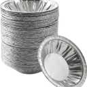 50 Pack - Pie Pans 4 inch,Mini Pie Tins HEAVY-DUTY Disposable Aluminum Foil Tart/pie Pans for Baking Easily Stack & Store, Freeze & Reheat
