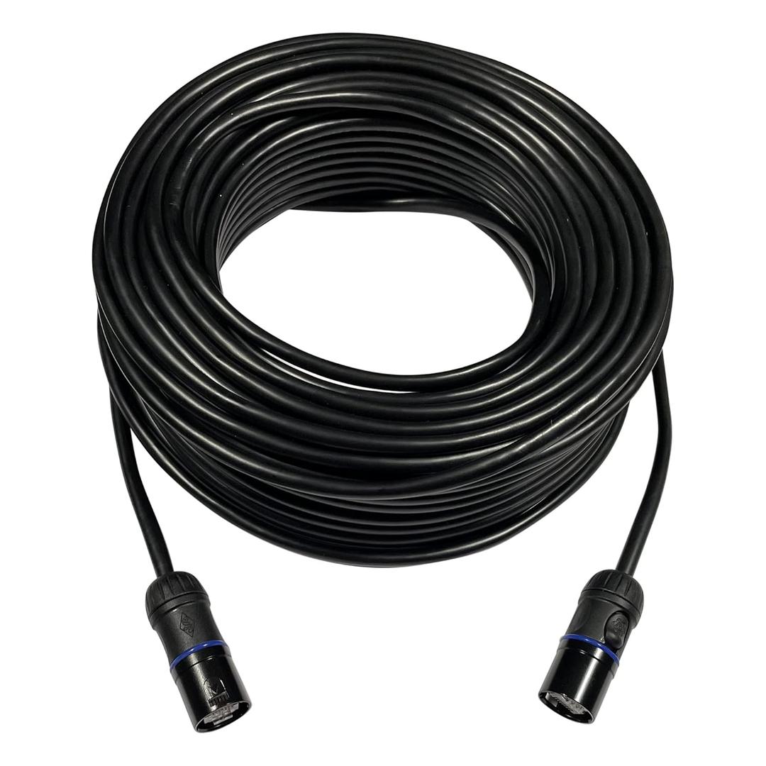 | 100-Foot Ethercon Compatible RJ45 CAT6 FTP OFC Cable with Removable Shell